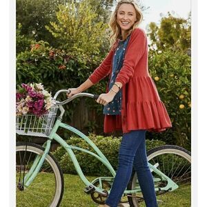 MATILDA JANE Brilliant Daydream Love Me Tender Cardigan Sweater Pink S